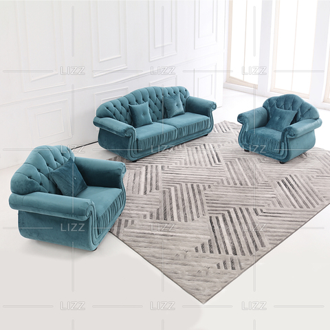 Rahat Chesterfield Benzersiz Oturma Odası Kanepe